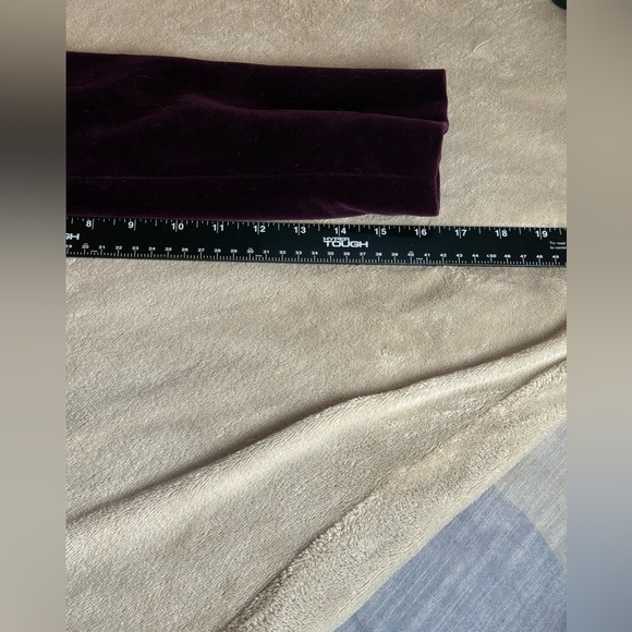 Vtg John Meyer Eggplant Purple Velvet Blazer 100% Velvet Jacket 10 - Picture 7 of 9